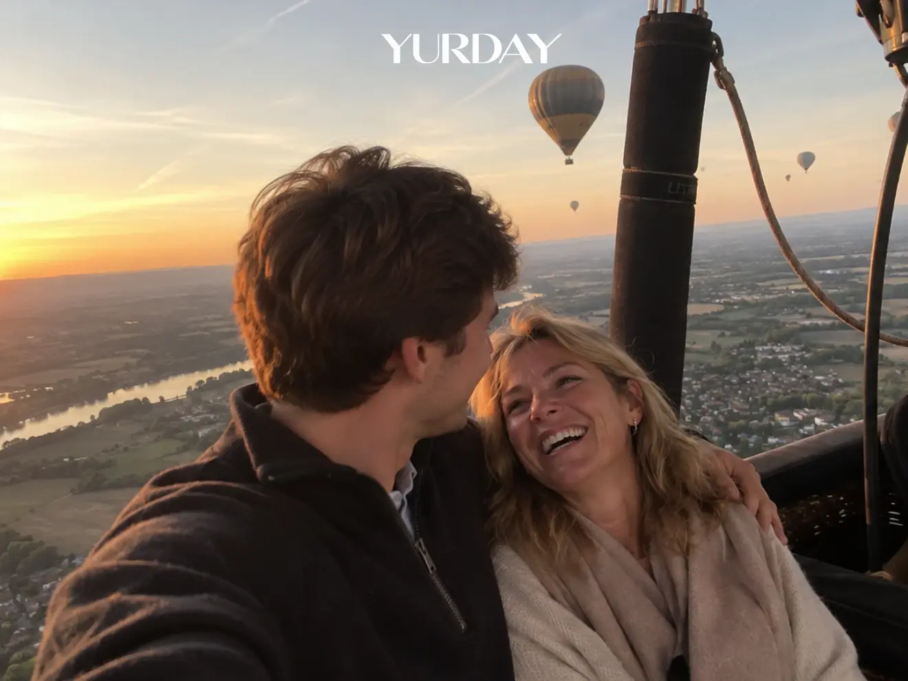 Grégoire, un vol en montgolfière pour la fête des mères